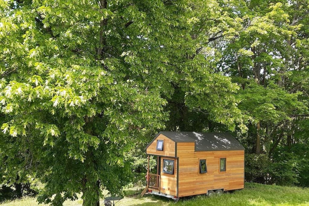 Micro Maison Bois / Tiny House Au Calme Crest Exterior photo